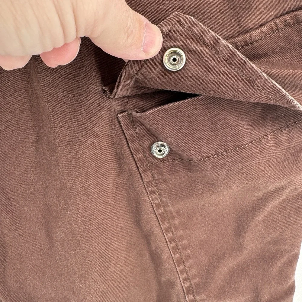 Levis XX‎ Chino Mens Size 32x32 Taper Cargo Stretch Brown Cotton Blend